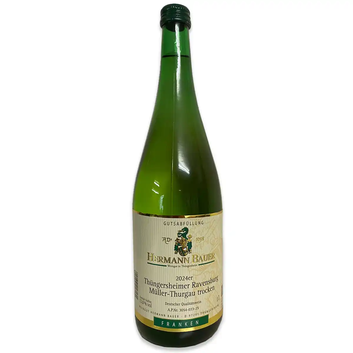 Bild 1 von Thüngersheimer Ravensburg Müller-Thurgau trocken QbA.