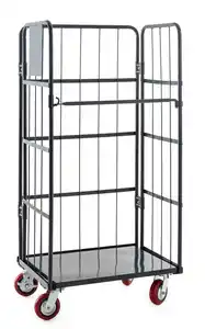 Rollbehälter mit 3 Seiten 84x 65x 170 cm 500kg
