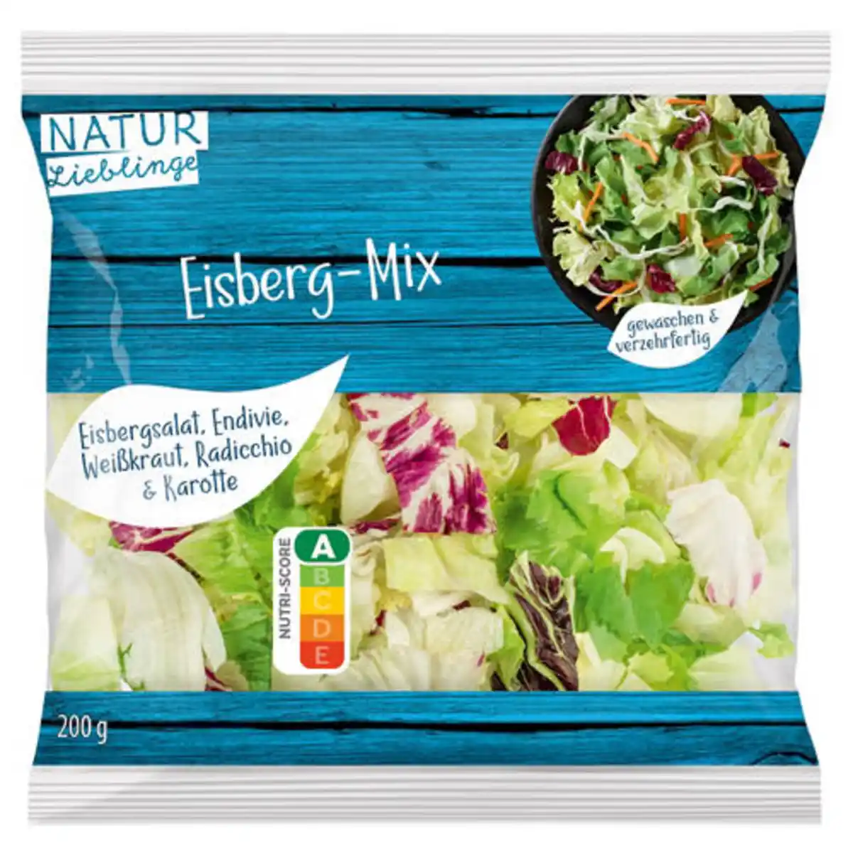 Bild 1 von NATUR LIEBLINGE Fresh-Cut-Salat, Eisberg Mix