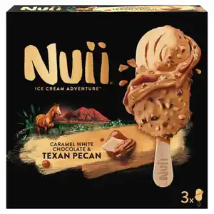 NUII Stieleis 270 ml, Caramel White Chocolate & Texan Pecan