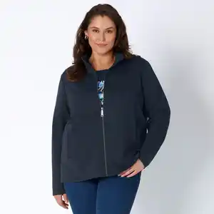 Damen-Sweatjacke mit Viskose, große Größen