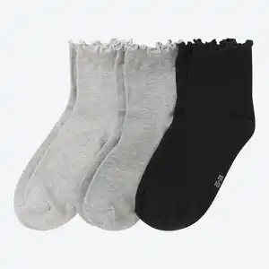 Damen-Kurzschaftsocken, 3er-Pack