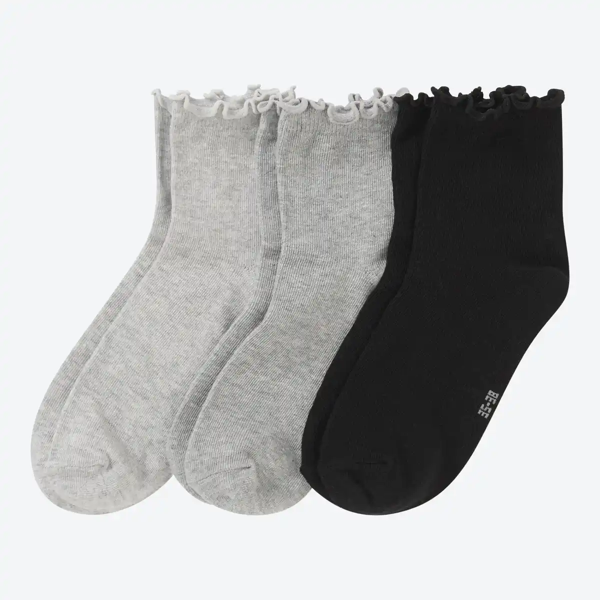 Bild 1 von Damen-Kurzschaftsocken, 3er-Pack