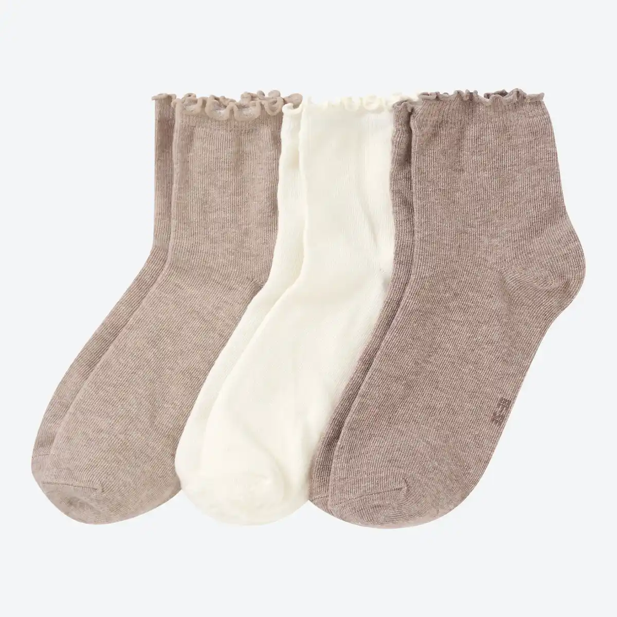 Bild 1 von Damen-Kurzschaftsocken, 3er-Pack
