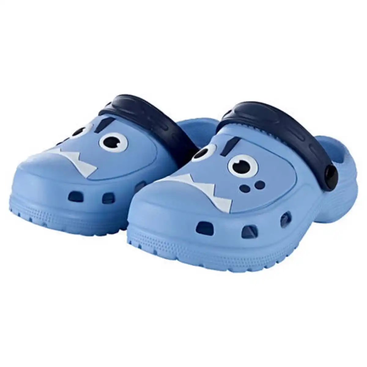 Bild 1 von LILY & DAN Kinder Clogs, Blau Gesicht, Gr. 24
