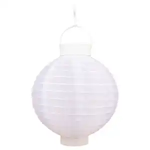 BELAVI Solar-Lampion, Rund, Weiß