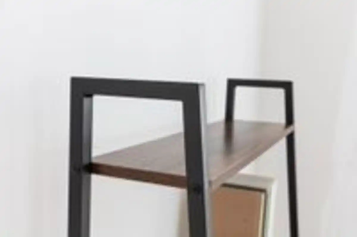 Bild 4 von Regal groß, ca. 64 x 34 x 164 cm - Braun/Schwarz