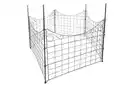 Bild 2 von Metall-Gartenzaun, M4, pulverbeschichtet, ca. 77,5 x 64 cm - Anthrazit