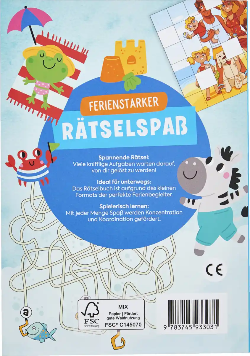 Bild 2 von EMF Beschäftigungsbuch Mein Anti-Langeweile-Rätselbuch