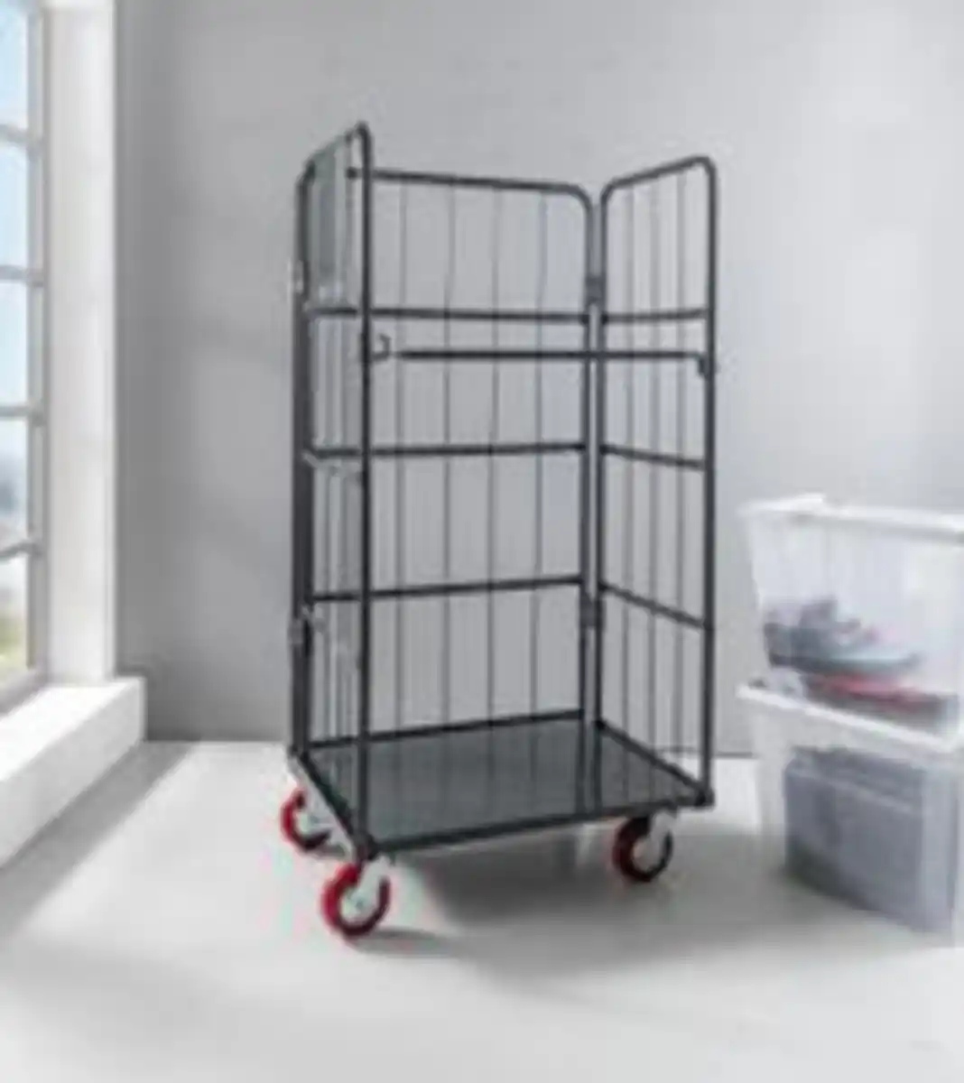 Bild 2 von Rollbehälter mit 3 Seiten 84x 65x 170 cm 500kg