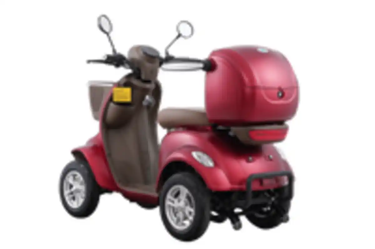 Bild 4 von E-Seniorenmobil Lunar SC PREMIUM, Bleigel, 4-Rad 1000W Bordeaux