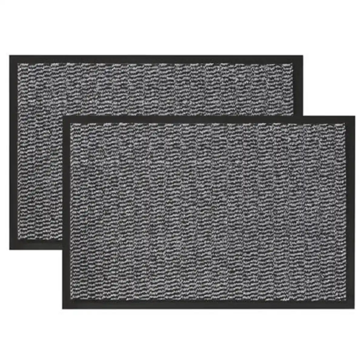 Bild 1 von HOME CREATION Schmutzfangmatten, Schwarz-Grau, 40 x 60 cm