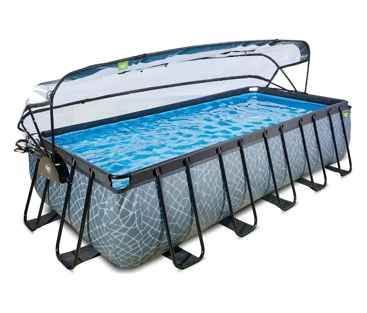 Bild 1 von EXIT Pool-Set, Steinoptik, 540 x 250 cm