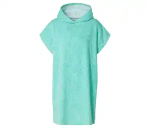 Frottee-Umzieh-Poncho, Alloverprint