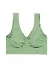 Bild 3 von Nicht vorgeformtes Bustier, nahtlos ohne Bügel grün