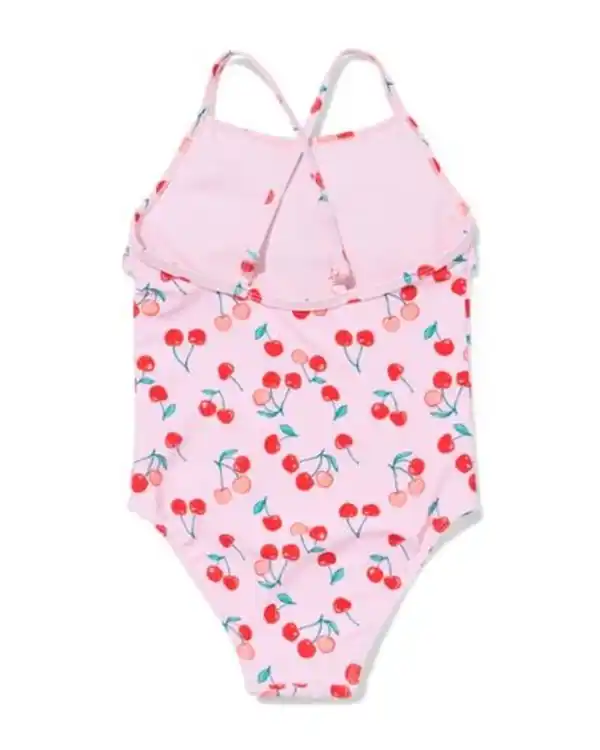 Bild 3 von Kinderbadeanzug mit Kirschen rosa