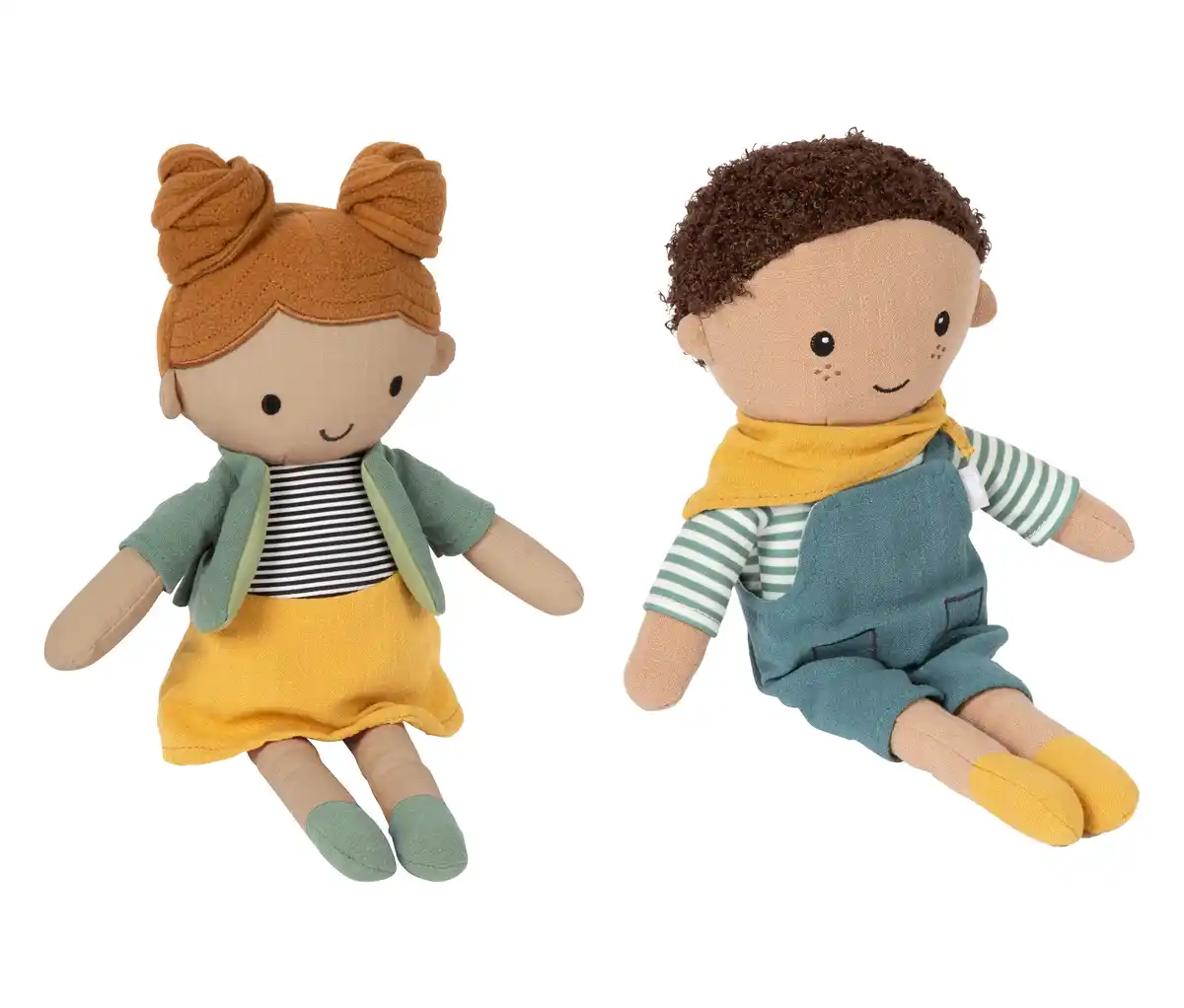 Bild 1 von small foot Stoffpuppen-Set »Maya« und »Leo«