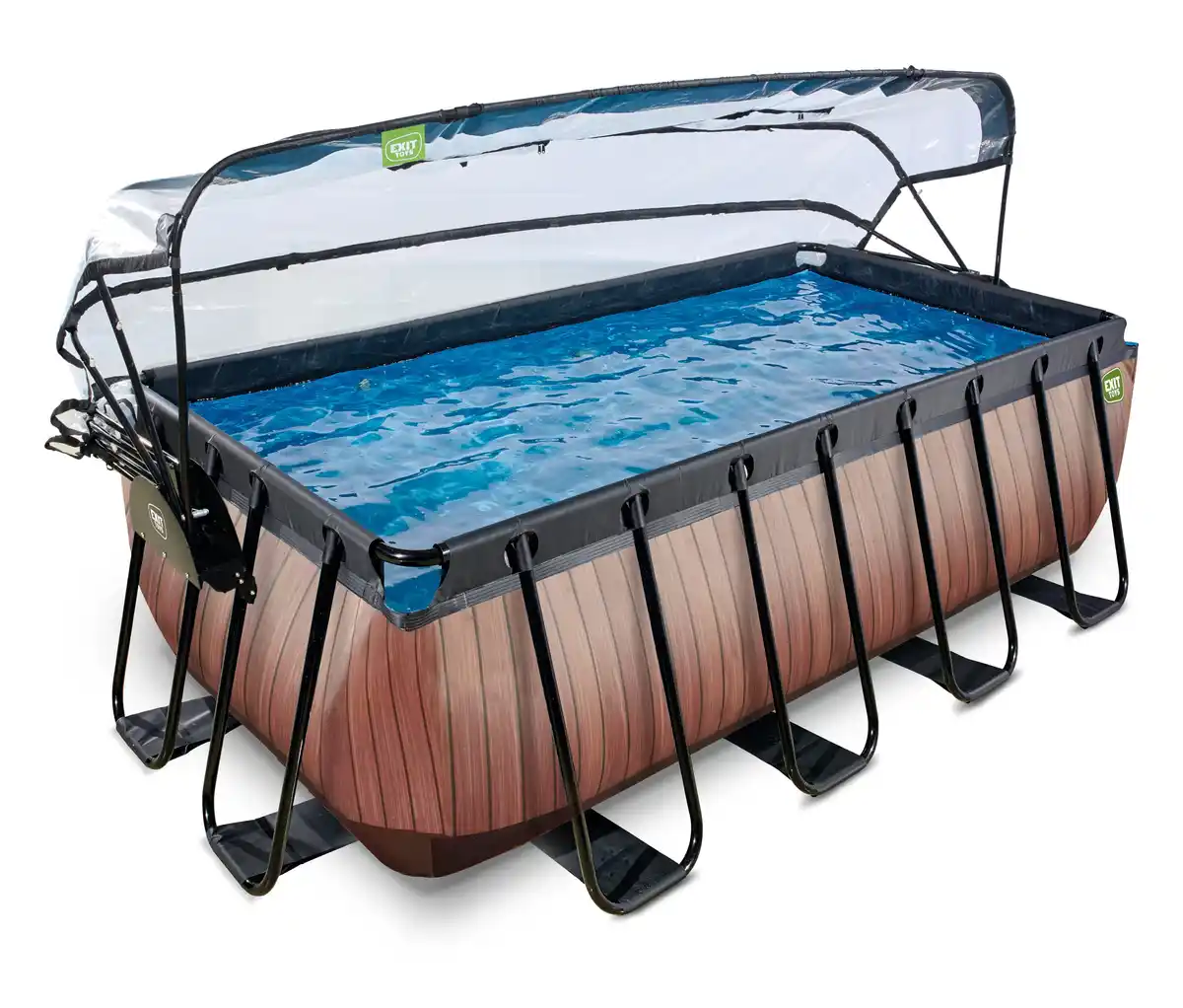 Bild 1 von EXIT Pool-Set, Holzoptik, 400 x 200 cm