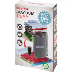 Vakuumbeutel mit elektrischer Pumpe