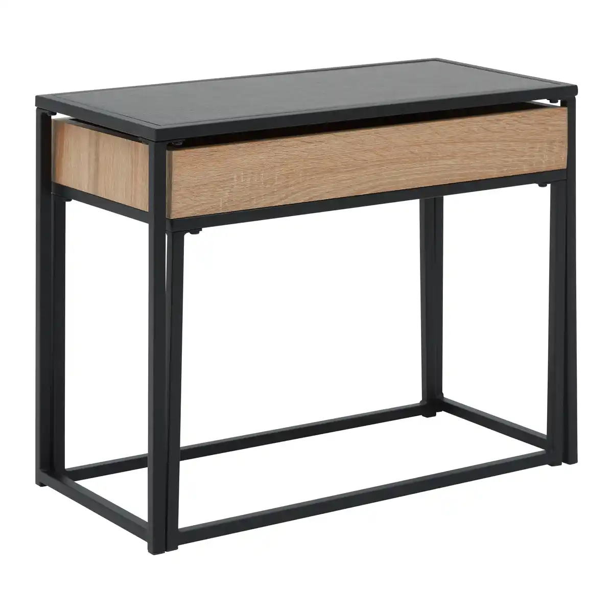 Bild 1 von Couchtisch Ani Schwarz/ Eichefarben MDF mit Stauraum, Schwarz, Eichefarben