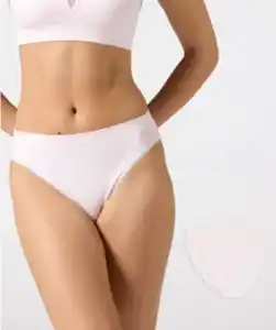 Slips mit Spitze, rosa/weiß