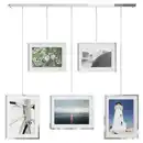 Bild 1 von Umbra Collagen-Bilderrahmen, Chrom, Metall, Glas, 5-teilig, 79.4x3.2x69.5 cm, Bilder und Zubehör, Bilderrahmen, Bilderrahmen-Collagen