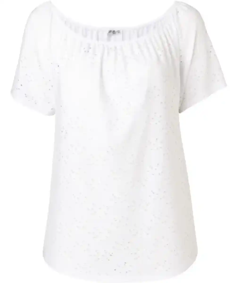 Bild 1 von Shirt mit Carmen-Ausschnitt, weiß