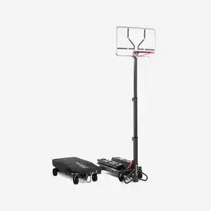 KIPSTA Basketballkorb mit Ständer mobil höhenverstellbar 2,40 - 3,05 m – B500 Easy Box