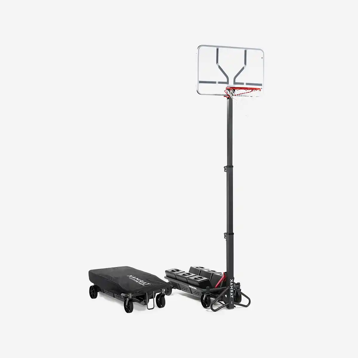 Bild 1 von KIPSTA Basketballkorb mit Ständer mobil höhenverstellbar 2,40 - 3,05 m – B500 Easy Box