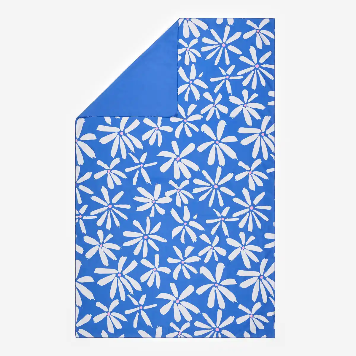 Bild 1 von DECATHLON Mikrofaser Handtuch XL 110 × 175 cm - bedruckt blau