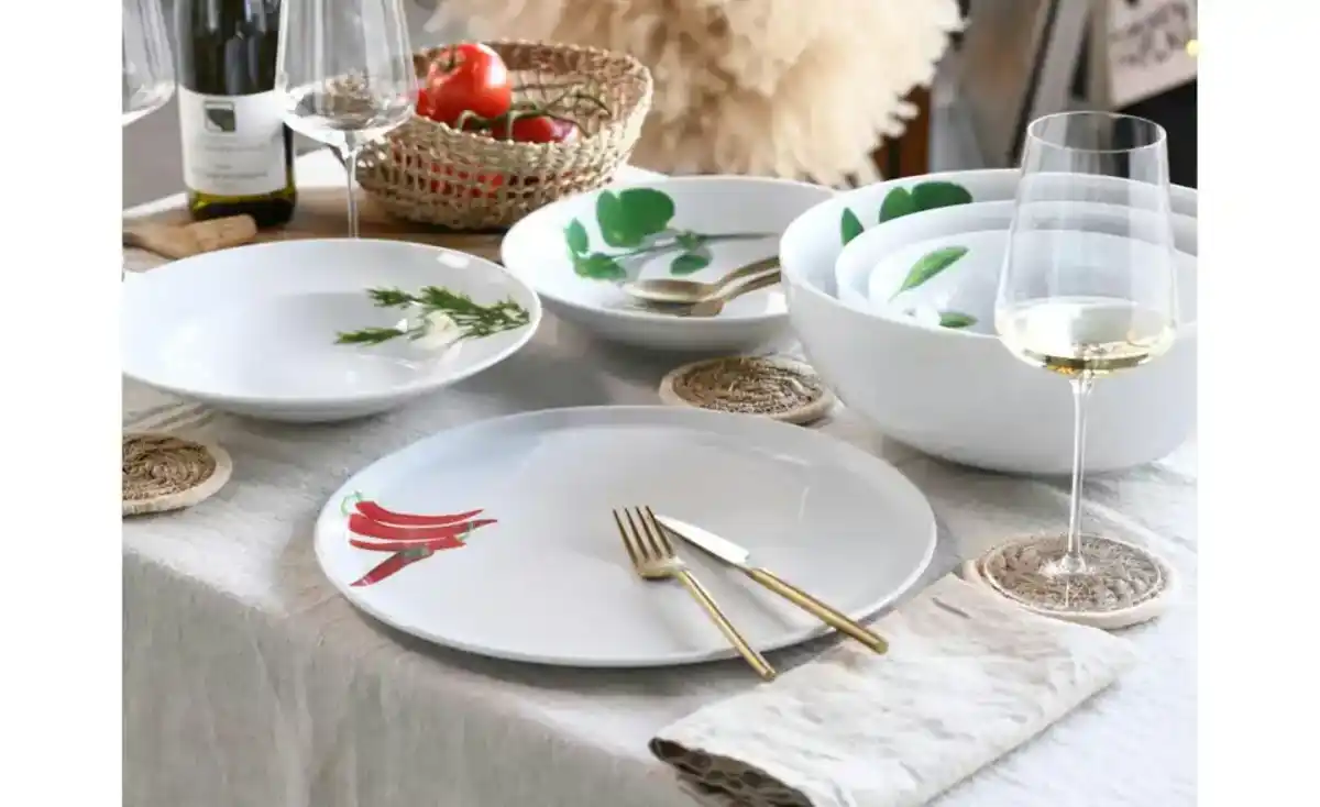 Bild 1 von CreaTable Pastateller 4er Set Kräuter