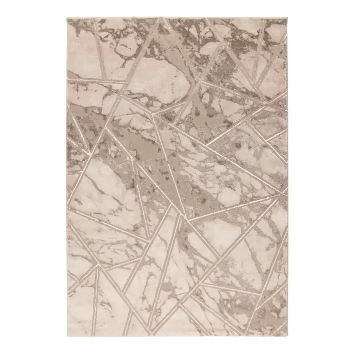 Bild 1 von Kayoom Flachwebeteppich, Beige, Textil, Marmoroptik, rechteckig, 160x230 cm, für Fußbodenheizung geeignet, in verschiedenen Größen erhältlich, strapazierfähig, Teppiche & Böden, Teppiche, Webt