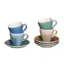 Bild 1 von Creatable Tassenset Caldera, Mehrfarbig, Keramik, 8-teilig, 80 ml, Kaffee & Tee, Tassen, Kaffeetassen-Sets