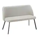 Bild 1 von Sitzbank Danielle Creme Mikrofaser Gepolstert, Creme