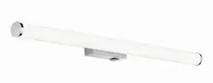 LED-Wandleuchte Mattimo in Weiß/Chrom max. 8,6 Watt Wandlampe, Weiß, Chromfarben