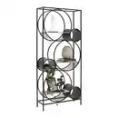 Bild 1 von Regal Circle Naturfarben/Schwarz aus Metall, Naturfarben, Schwarz