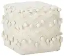 Bild 1 von Pouf POMPOM Pompom in Creme ca. 45x45x45cm, Creme
