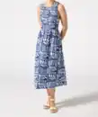 Bild 1 von Kleid ärmellos gemustert, blau/weiß