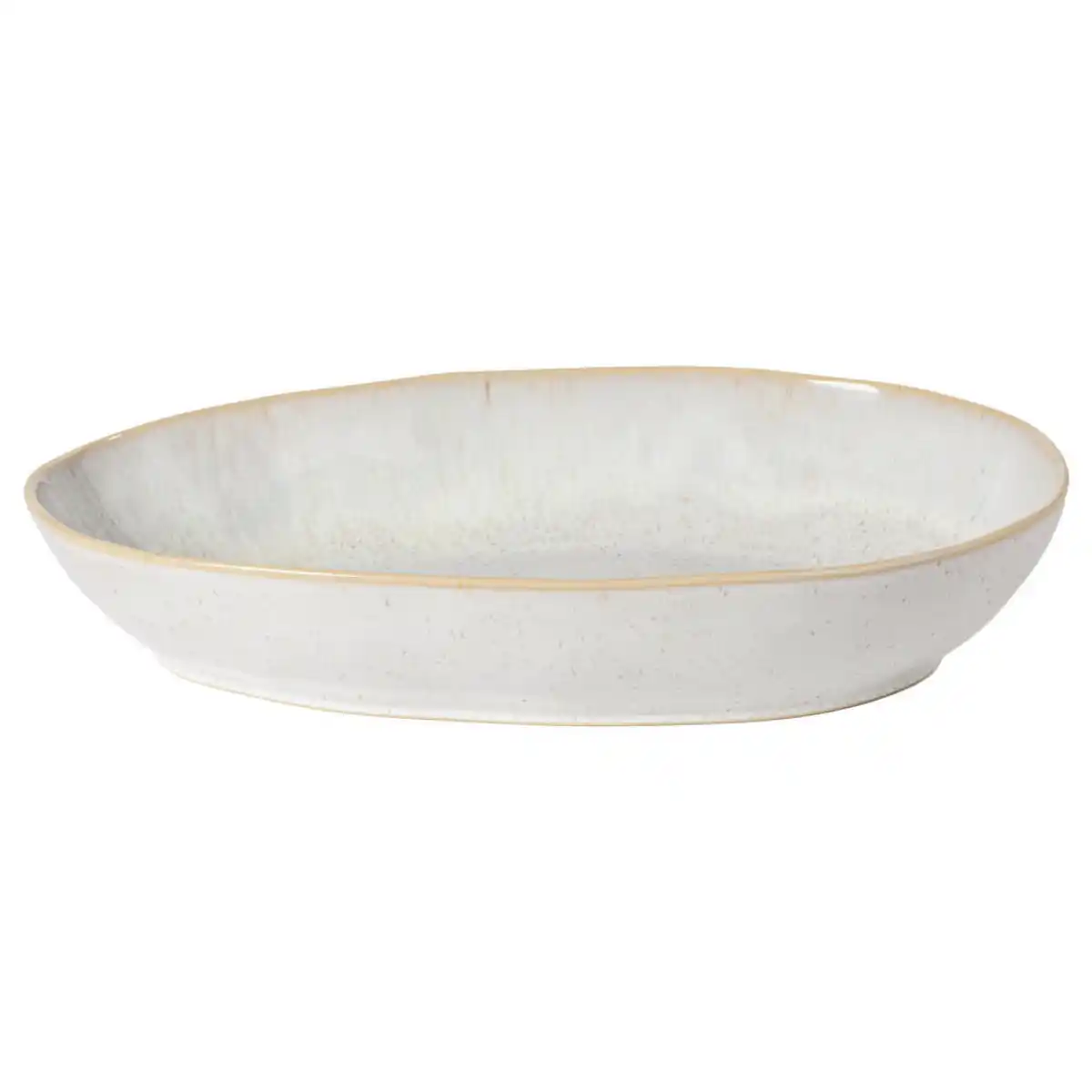 Bild 1 von Costa Nova Servierplatte Eivissa, Creme, Keramik, oval, 36x23 cm, Handmade in Europe, Tischkultur & Servieren, Servierplatten