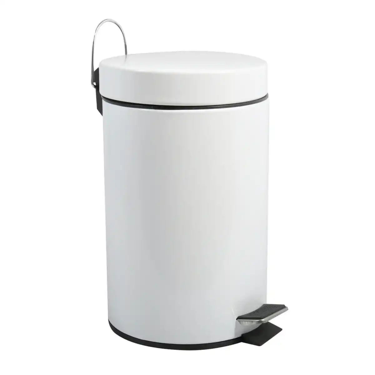 Bild 1 von Spirella Treteimer Steel, Weiß, Kunststoff, 12 L, 25x40.4x25 cm, Küchen, Küchenausstattung, Mülleimer