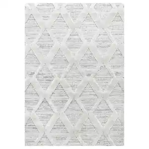 Webteppich Pisa Grau ca. 240x340cm, Grau