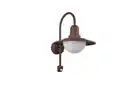 Bild 1 von Außenwandleuchte Norman Weiß/Rostfarben max. 40 Watt Wandlampe, Weiß