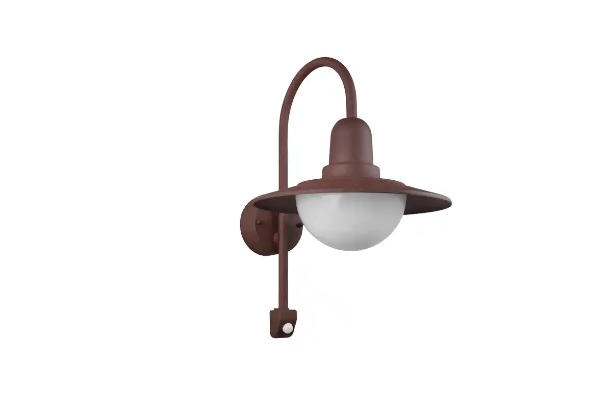 Bild 1 von Außenwandleuchte Norman Weiß/Rostfarben max. 40 Watt Wandlampe, Weiß