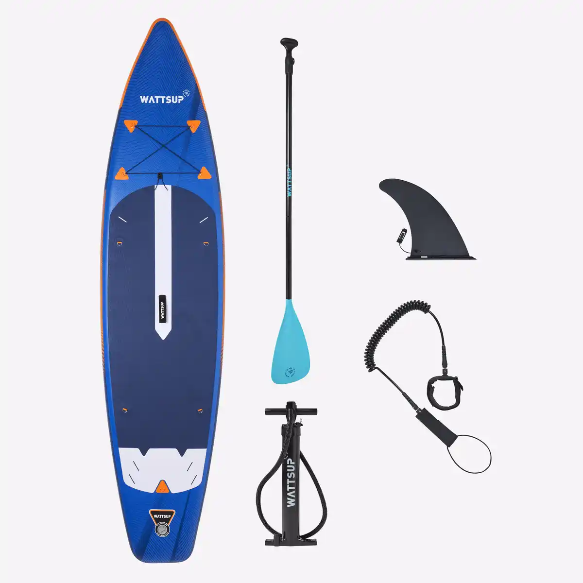 Bild 1 von WATTSUP Pack Stand Up Paddle Board Silver 11'6 Wattsup für 1–2 Personen bis 150 kg