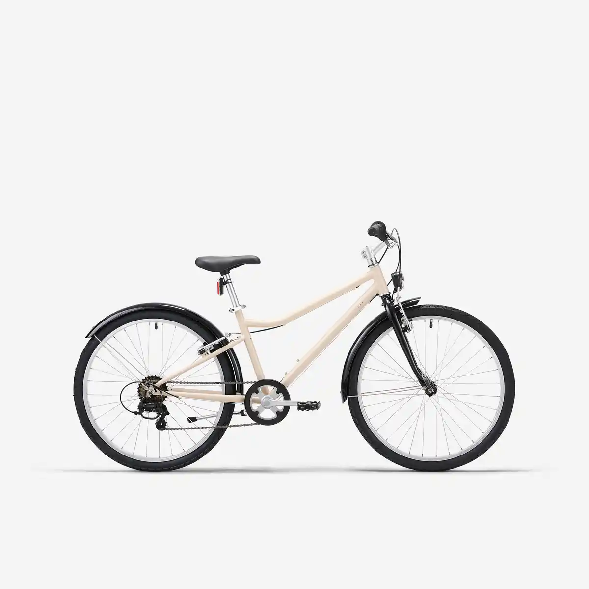 Bild 1 von BTWIN Kinderfahrrad Trekkingrad 24 Zoll B'TWIN 500 beige