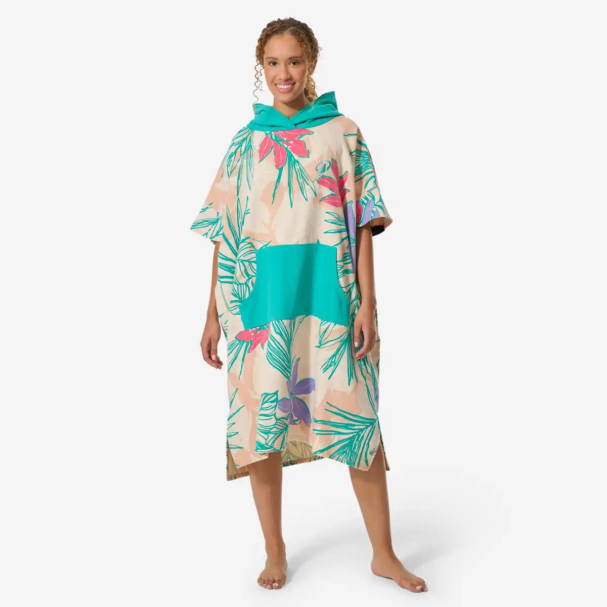 Bild 1 von DECATHLON Surf-Poncho Erwachsene ab 150 cm Lumi 500 grün