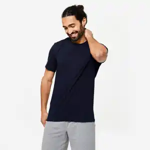 DOMYOS T-Shirt Herren Slim ‒ 500 dunkelblau