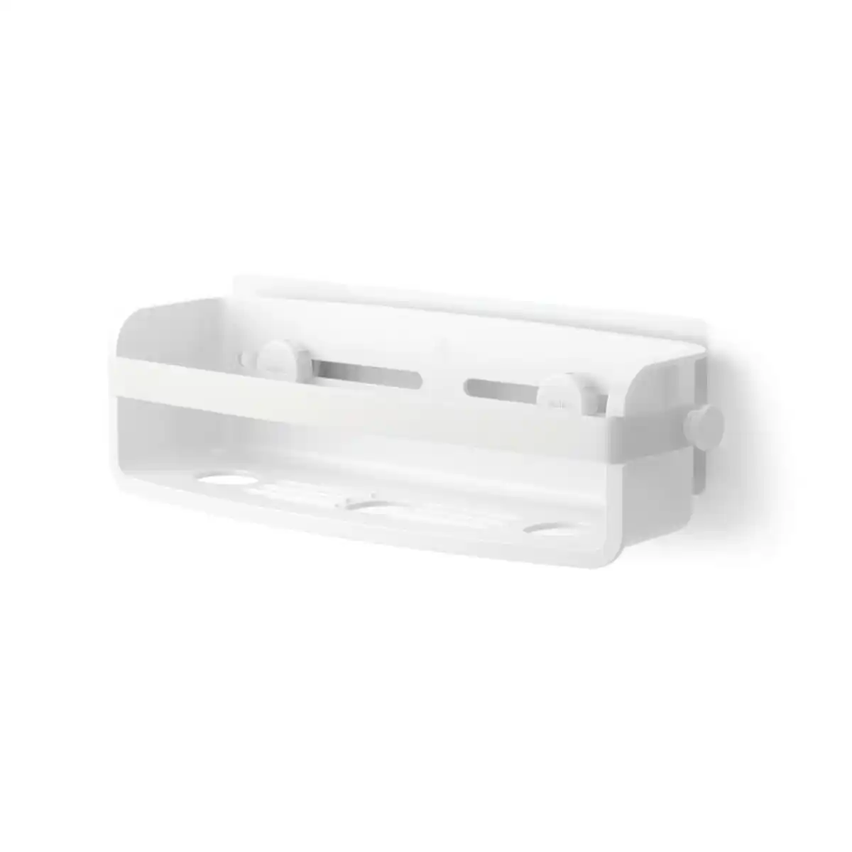 Bild 1 von Umbra Duschablage Flex, Weiß, Kunststoff, eckig, 11x9x33 cm, Badaccessoires, Duschzubehör, Duschregal