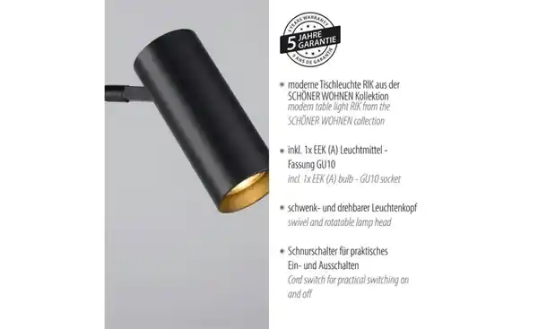 Bild 2 von SCHÖNER WOHNEN Kollektion Tischleuchte