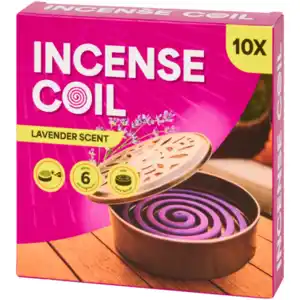 Citronella-Spiralen in Zinkbrenner